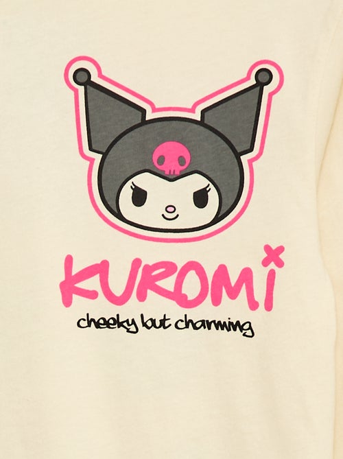 T-shirt 'Kuromi' 'Hello kitty & friends' en jersey coton - Kiabi
