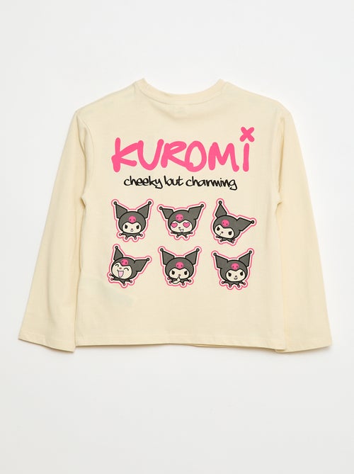 T-shirt 'Kuromi' 'Hello kitty & friends' en jersey coton - Kiabi