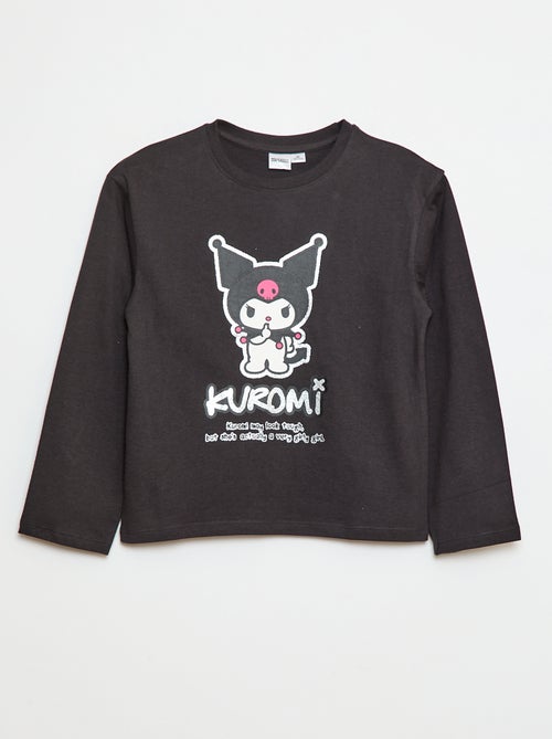T-shirt 'Kuromi' 'Hello kitty & friends' en jersey coton - Kiabi