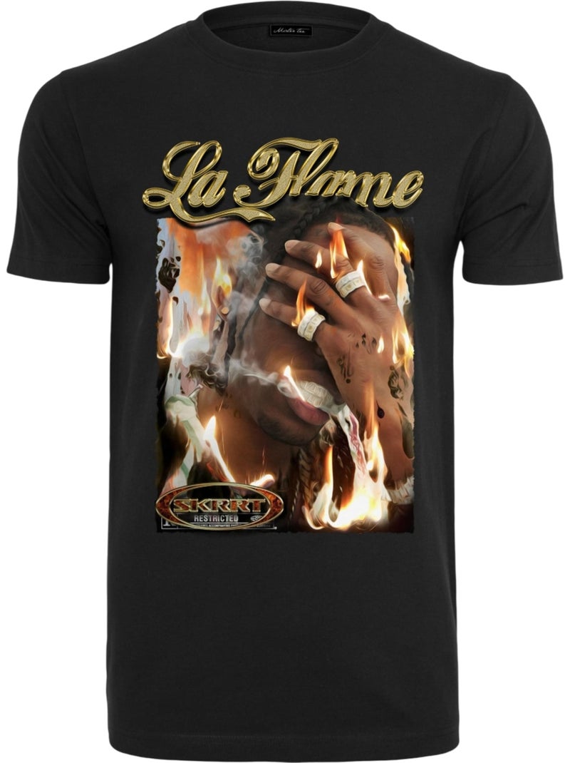 T-shirt la flame - mister tee Noir - Kiabi