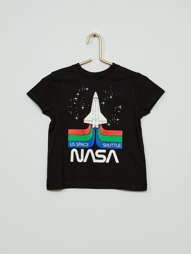 T-shirt la 'NASA' noir - Kiabi