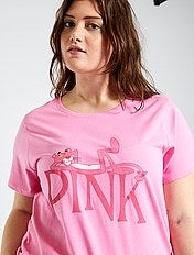 comme des garçons t shirt femme rose