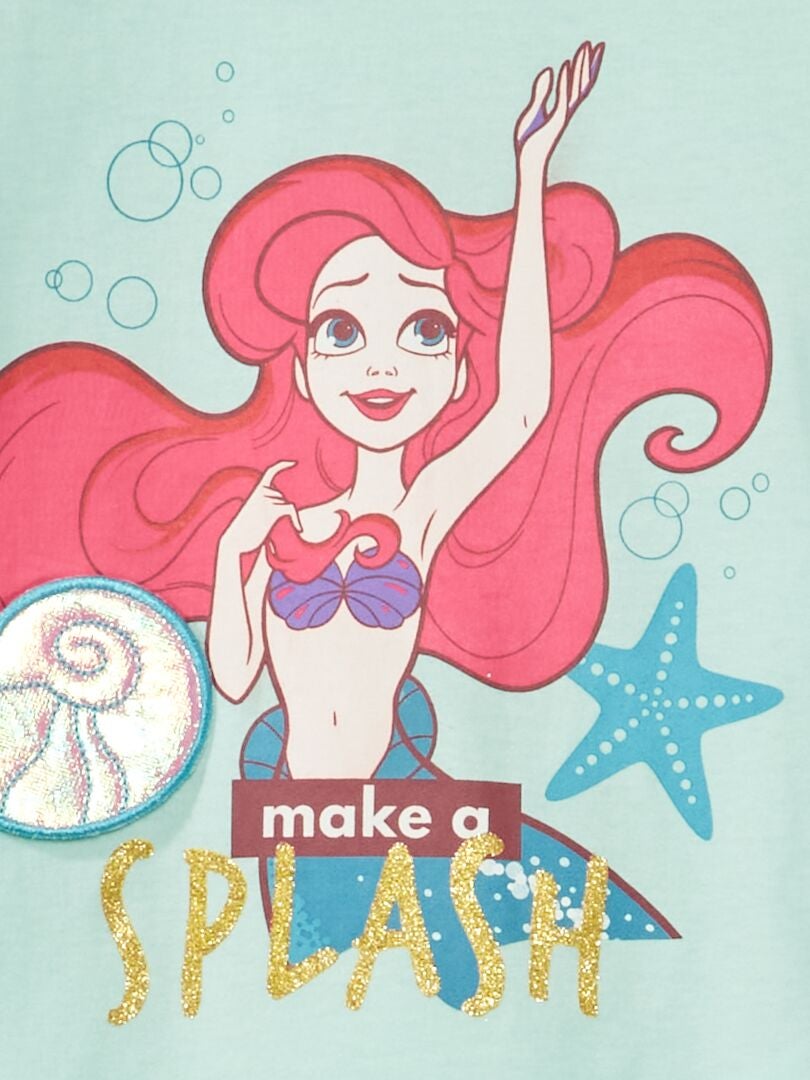 T-shirt 'La petite sirène' 'Disney' Turquoise - Kiabi