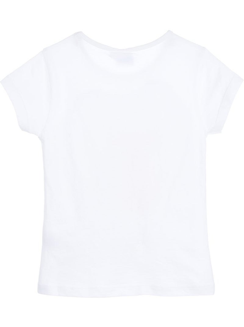 T-Shirt La Reine des Neiges | Licence Officielle Blanc - Kiabi