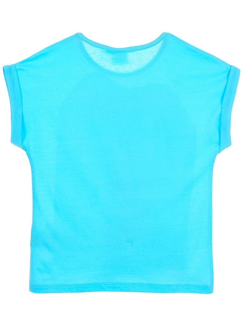 T-Shirt La Reine des Neiges | Licence Officielle Bleu - Kiabi