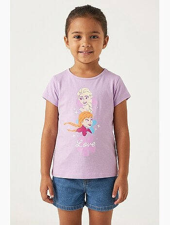 T-shirt La Reine des Neiges | Licence Officielle