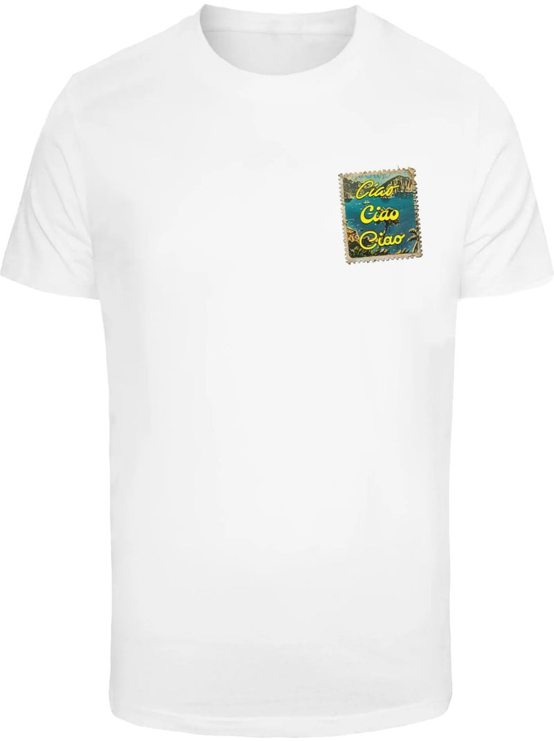 T-shirt la vita e breve - mister tee Blanc - Kiabi