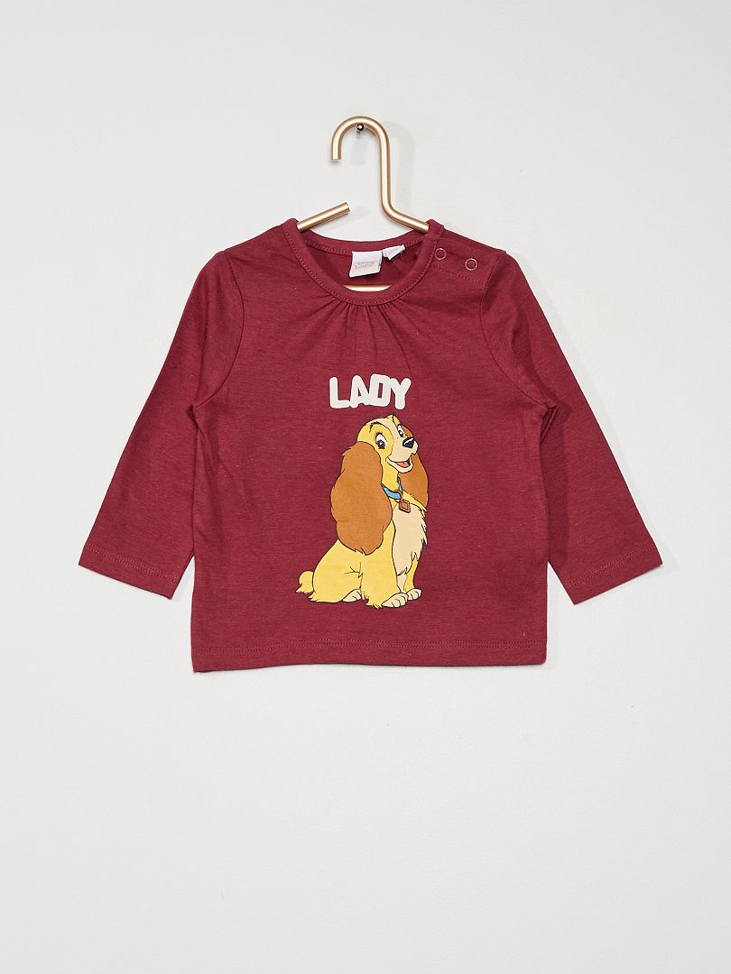 T-shirt 'Lady' de Disney bordeaux - Kiabi