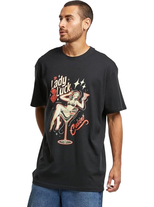 T-shirt lady luck - mister tee - Kiabi T-shirt lady luck - mister tee - Kiabi