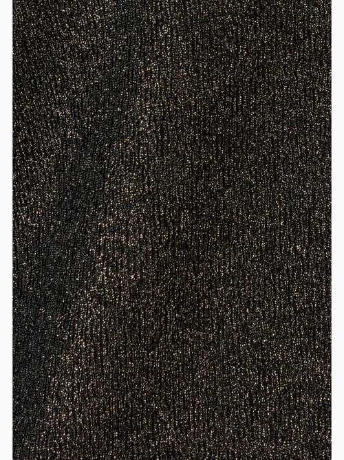 T-shirt lamé coloris doré - Damart - Kiabi