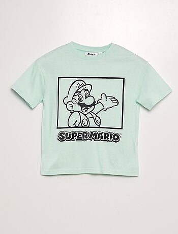 T-shirt large imprimé 'Mario'