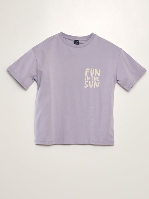 T-shirt large imprimé - Kiabi