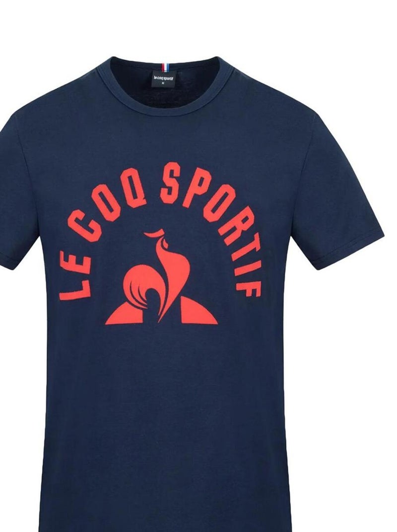 T-shirt Le Coq Sportif Bat Tee Bleu marine - Kiabi