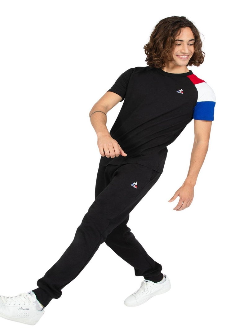 T-shirt Le Coq Sportif Bat Tee N°1 Noir - Kiabi