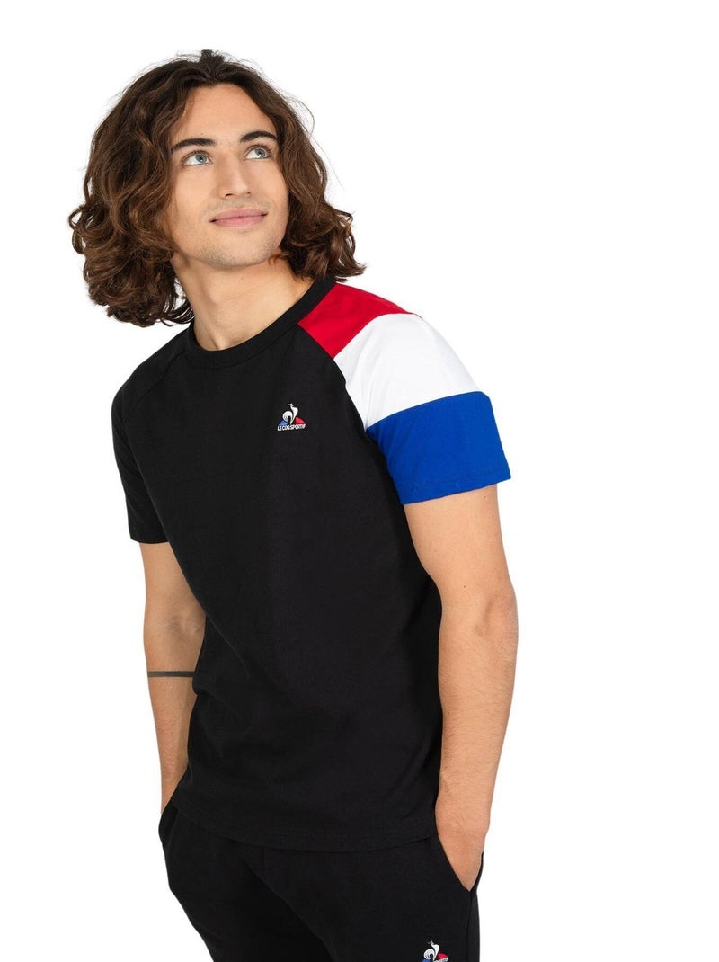 T-shirt Le Coq Sportif Bat Tee N°1 Noir - Kiabi