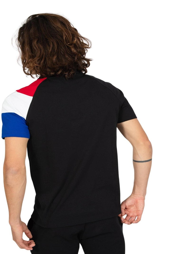 T-shirt Le Coq Sportif Bat Tee N°1 Noir - Kiabi
