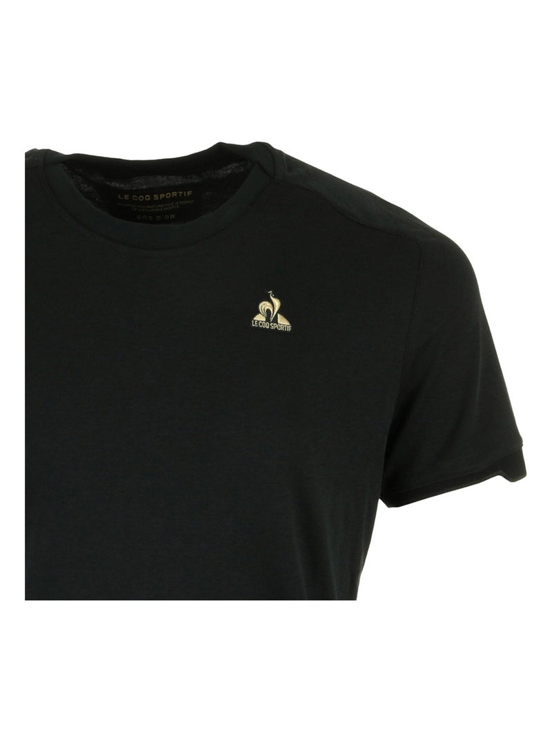 T-shirt Le Coq Sportif Coq D'or Tee Noir - Kiabi