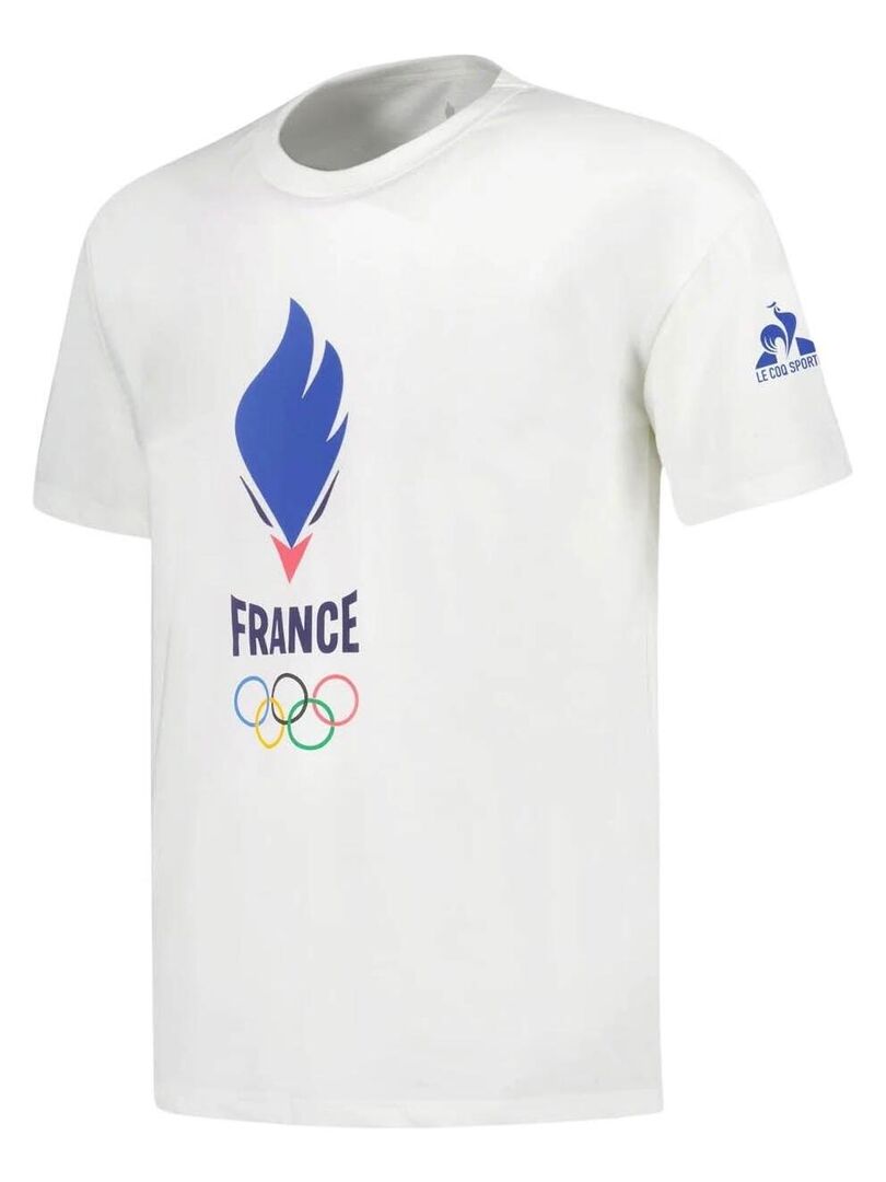 T-shirt Le Coq Sportif Equipe de France Blanc - Kiabi