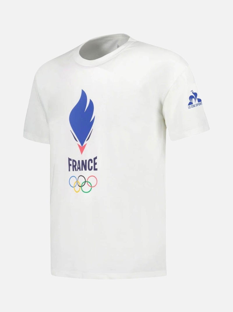 T-shirt Le Coq Sportif Equipe de France Blanc - Kiabi