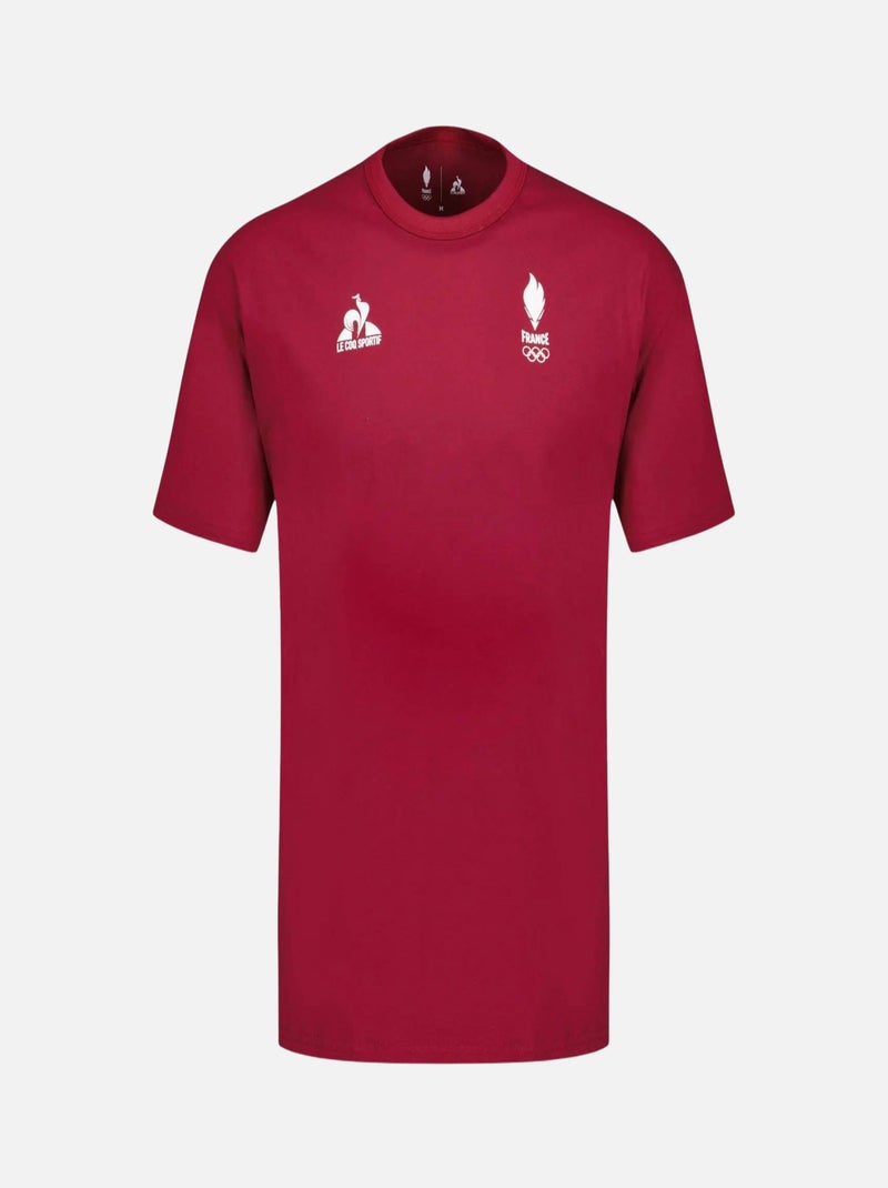 T-shirt Le Coq Sportif Equipe de France Rouge - Kiabi