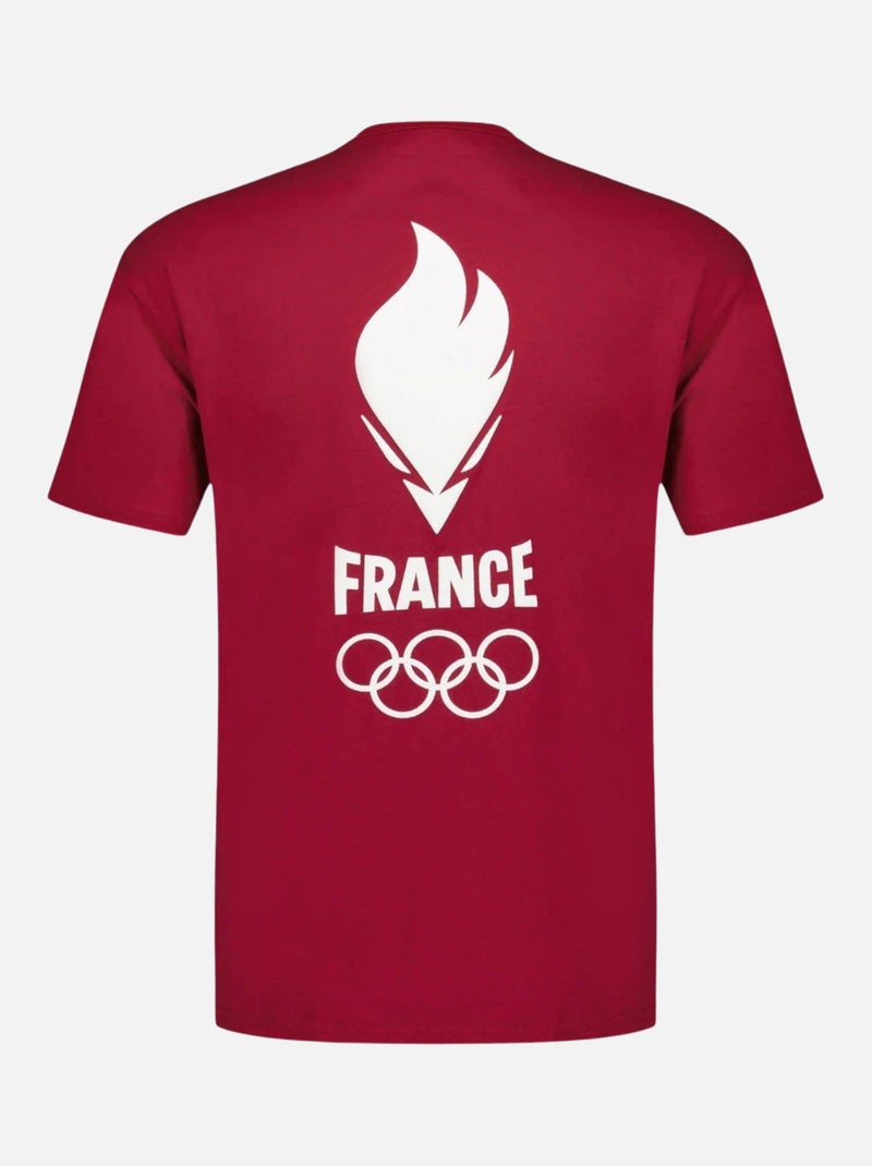 T-shirt Le Coq Sportif Equipe de France Rouge - Kiabi