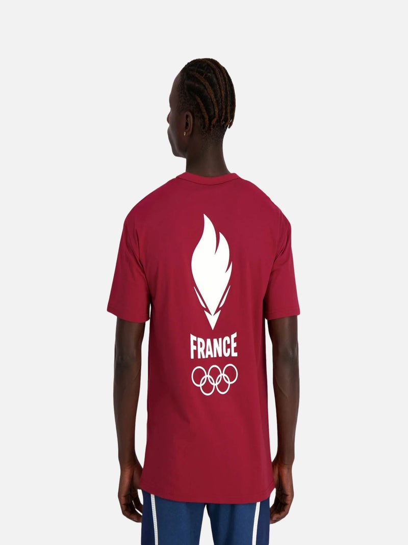 T-shirt Le Coq Sportif Equipe de France Rouge - Kiabi