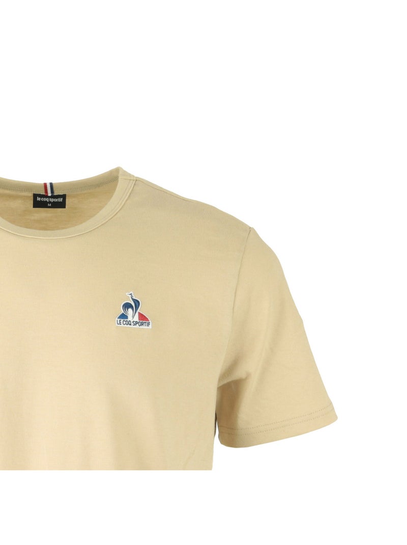 T-shirt Le Coq Sportif Ess Tee Ss N1 Beige - Kiabi
