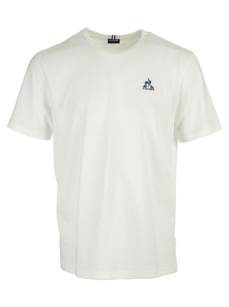 T-shirt Le Coq Sportif Ess Tee Ss N°1 Blanc - Kiabi