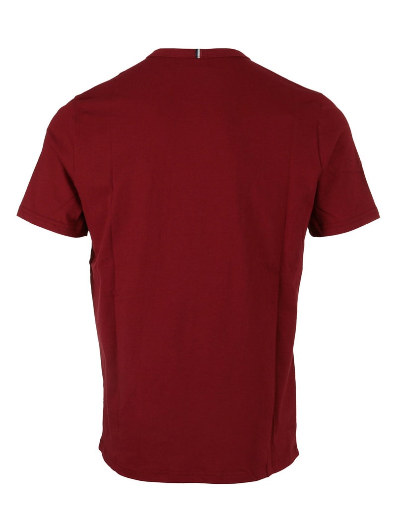 T-shirt Le Coq Sportif Ess Tee Ss N°1 M Bordeaux - Kiabi
