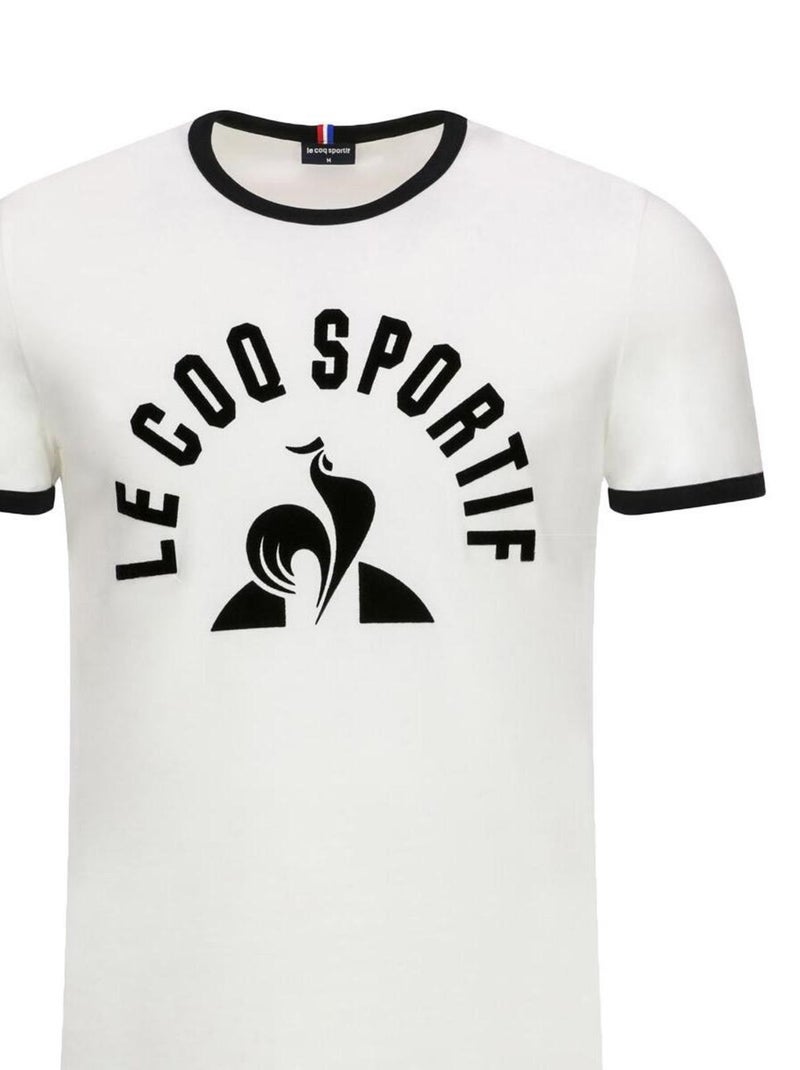 Child's Short Sleeve T-Shirt Le coq sportif Ess N°1 Enfant New White