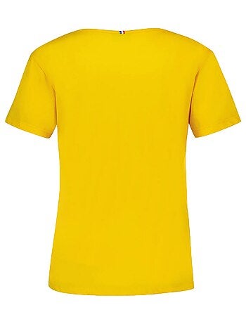 Tee shirt best sale jaune femme kiabi