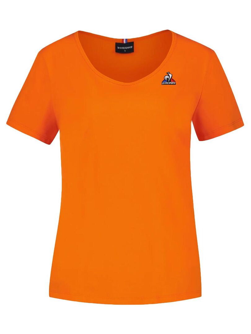 T shirt Le Coq Sportif Essentiels Tee N 1 Wn s Orange Kiabi 19.95