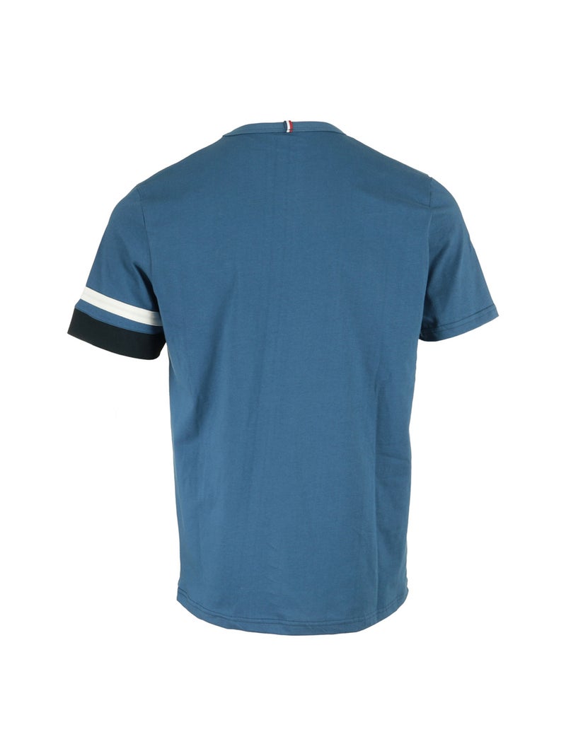 T-shirt Le Coq Sportif Heritage Sp Tee Ss N1 Bleu - Kiabi