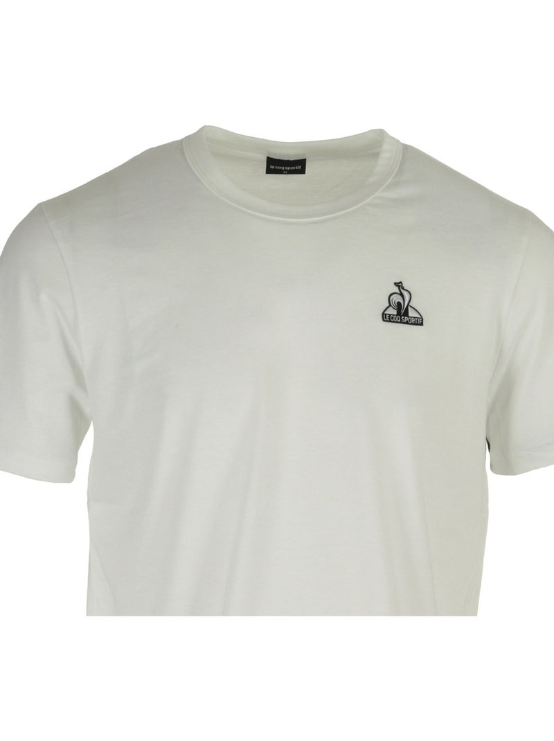 T-shirt Le Coq Sportif Heritage Tee ss N1 M Blanc - Kiabi