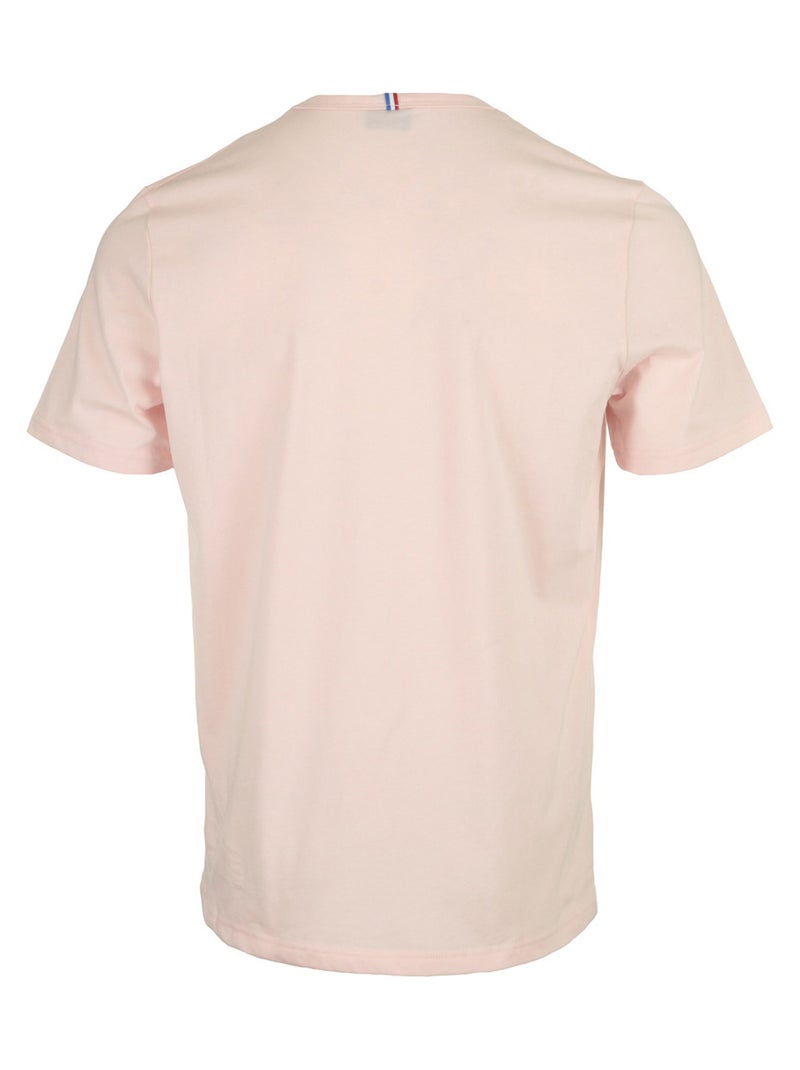 T-shirt Le Coq Sportif Monochrome Tee Ss N3 Rose - Kiabi