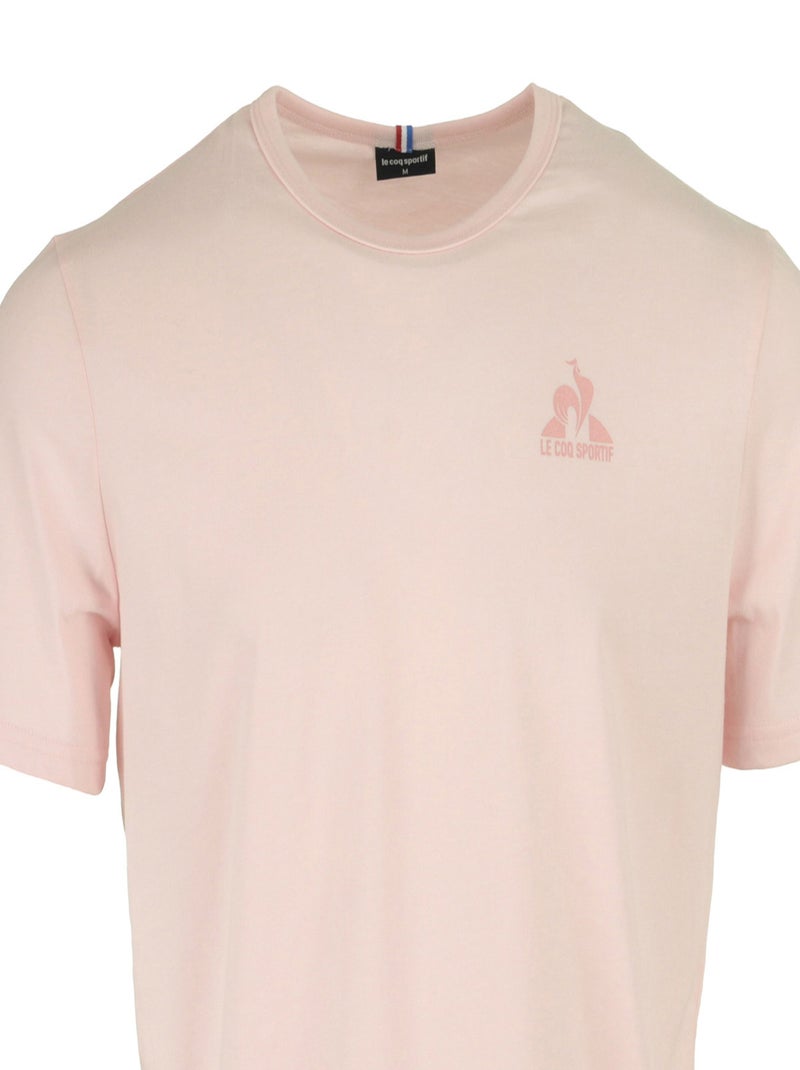 T-shirt Le Coq Sportif Monochrome Tee Ss N3 Rose - Kiabi