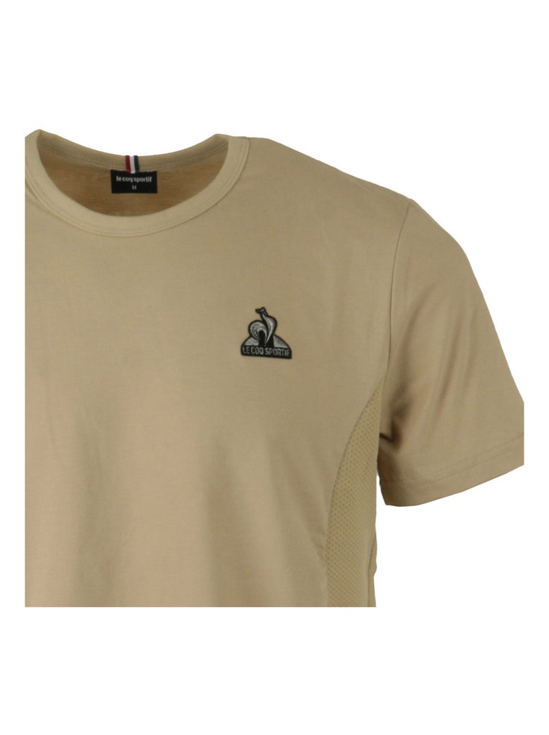 T-shirt Le Coq Sportif Tech Sp tee Ss N°2 M Marron - Kiabi