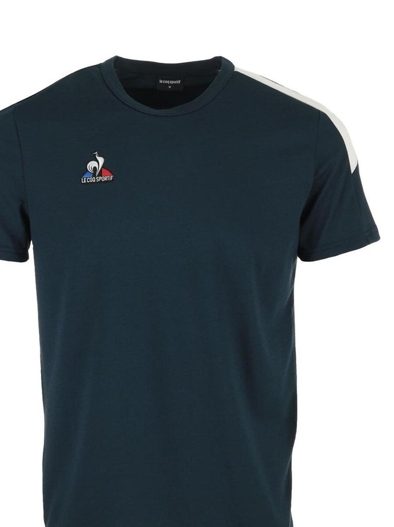 T-shirt Le Coq Sportif Tee Ss Presentation Bicolore N°1 Bleu marine - Kiabi