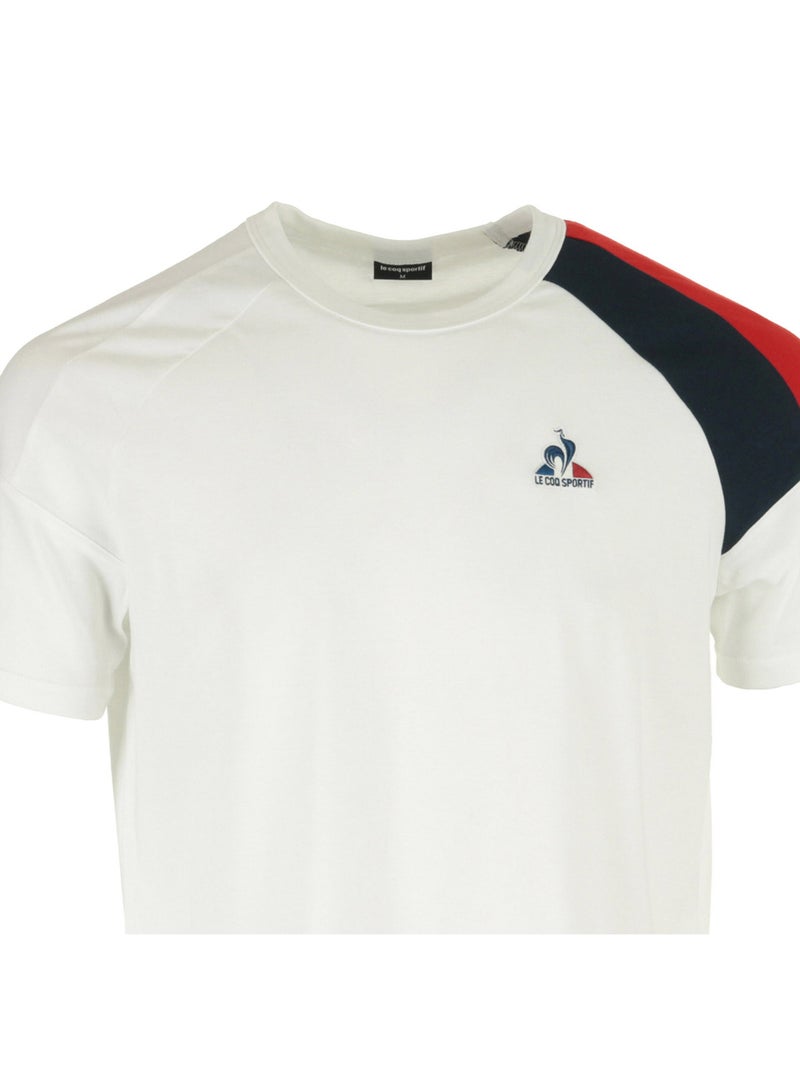 T-shirt Le Coq Sportif Tri Tee Ss N4 Blanc - Kiabi