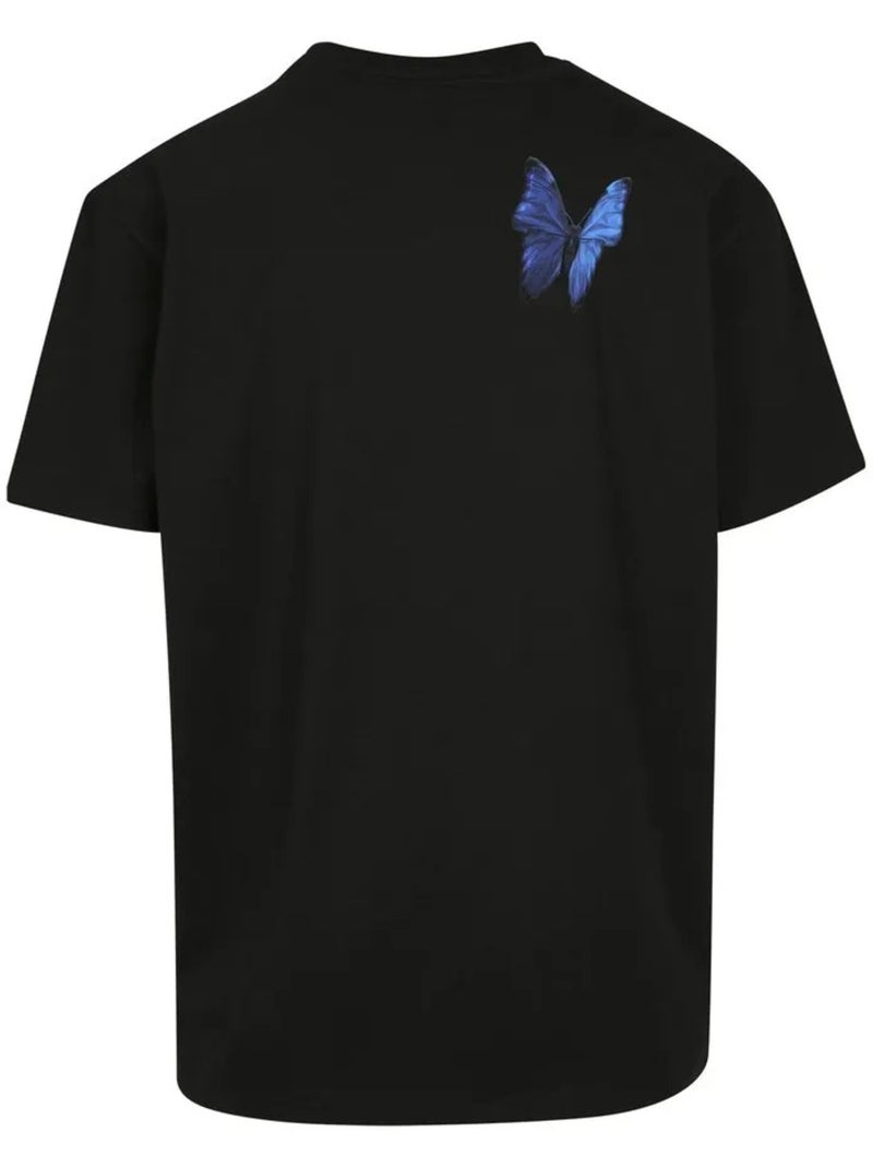 T-shirt le papillon - mister tee Noir - Kiabi