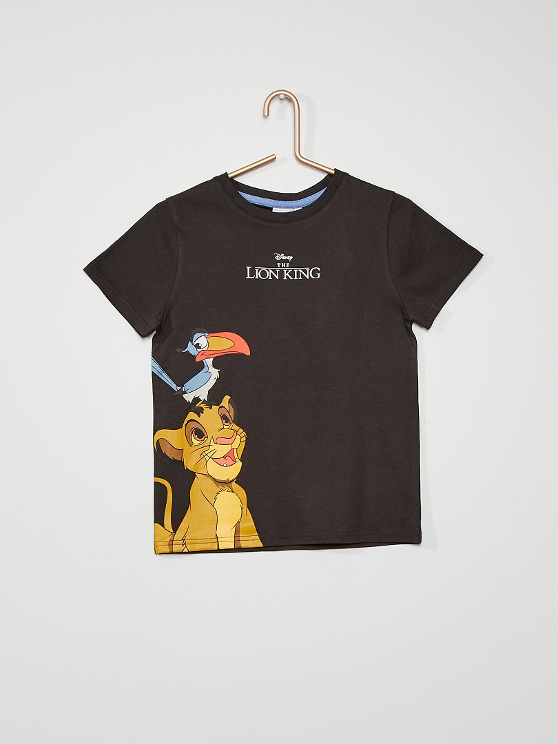 T-shirt 'Le roi lion' 'Disney' gris - Kiabi