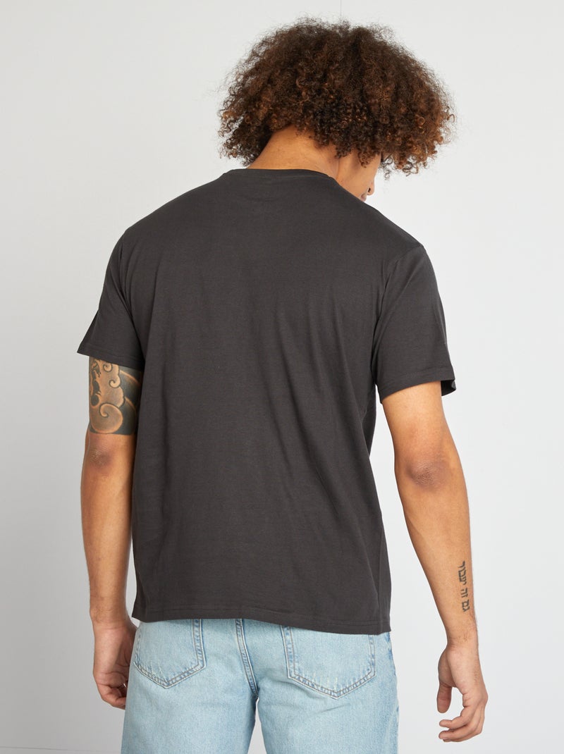 T-shirt 'Le Seigneur des anneaux' manches courtes NOIR - Kiabi