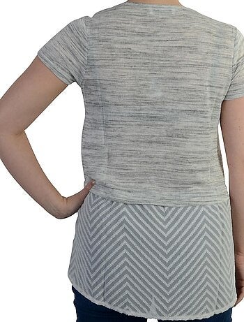 T-shirt Le Temps Des Cerises Camorra Light Ash grey