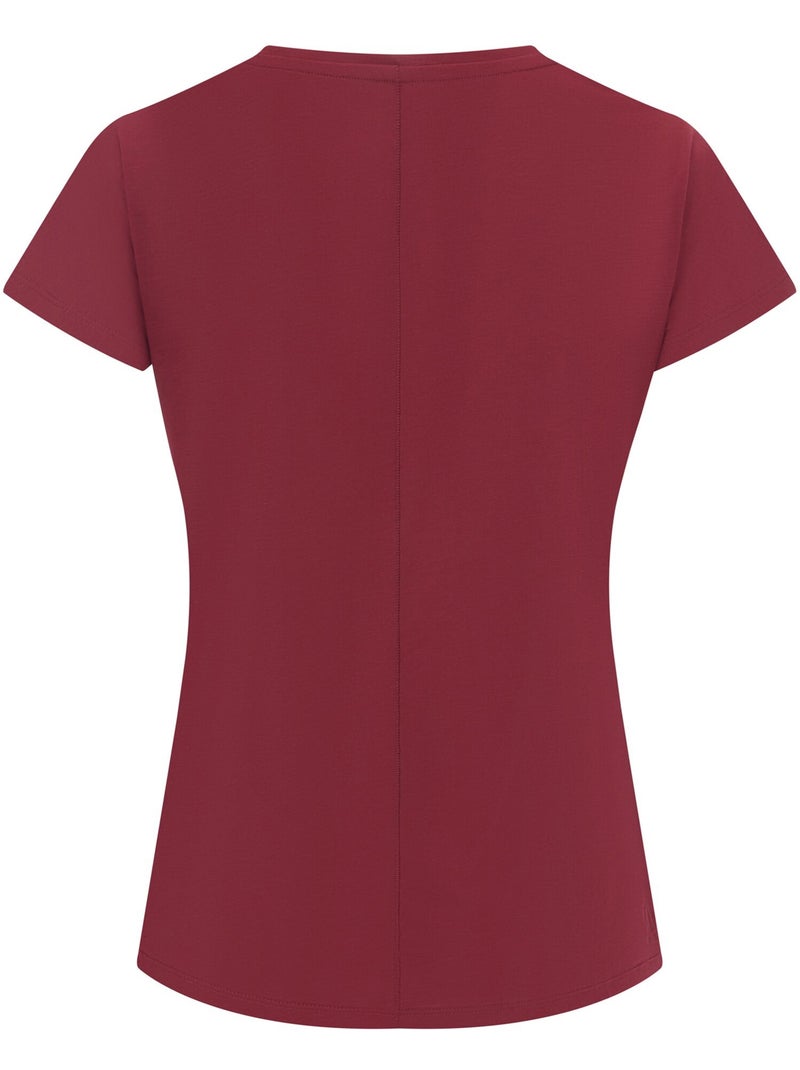 T-shirt léger motif/style posture de yoga serenity - regatta Rouge foncé - Kiabi