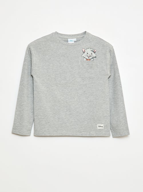 T-shirt 'Les Aristochats' 'Disney'  à manches longues - Kiabi