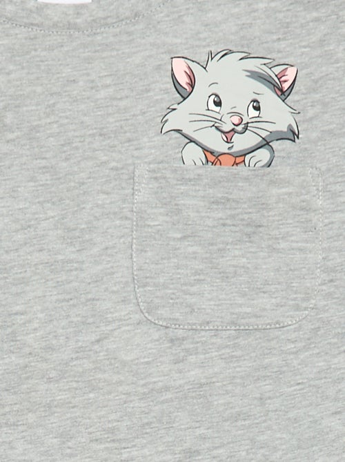 T-shirt 'Les Aristochats' 'Disney'  à manches longues - Kiabi