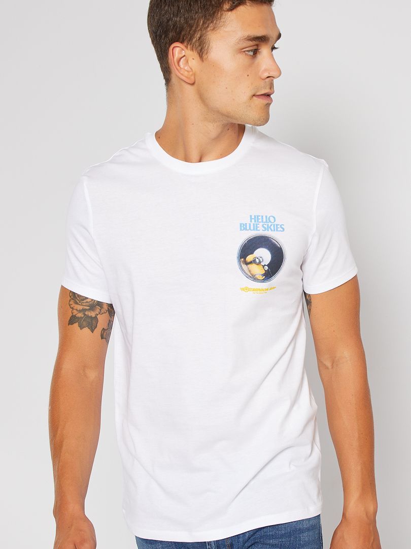 T-shirt 'Les Minions' blanc - Kiabi