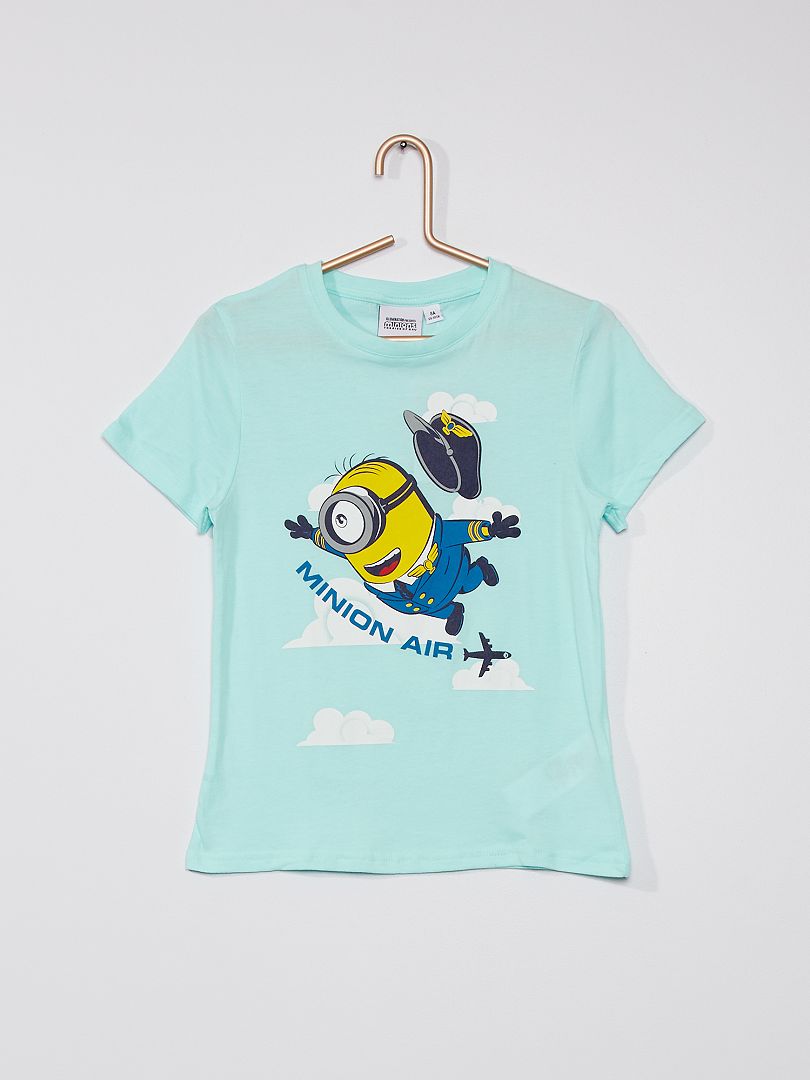 T-shirt 'Les Minions' bleu ciel - Kiabi