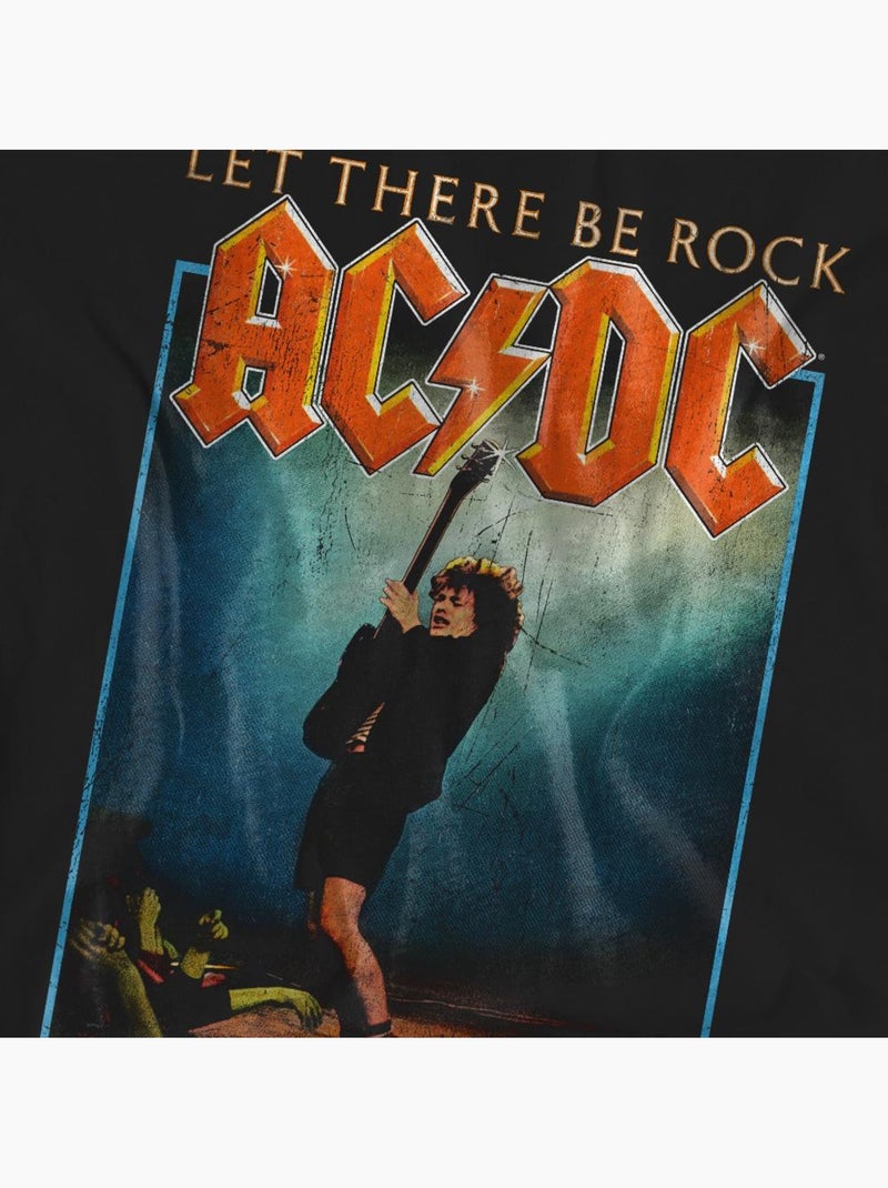 T-shirt let there be rock - ac/dc Noir - Kiabi
