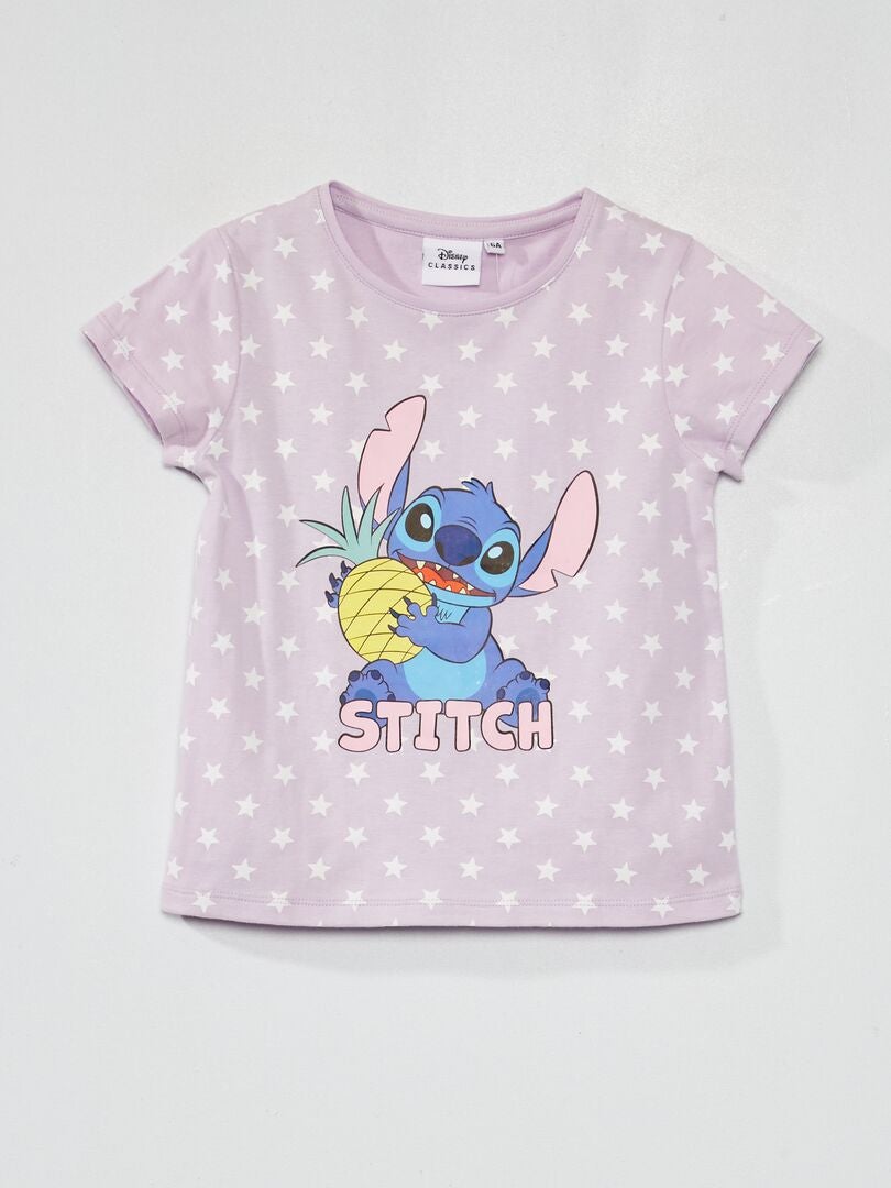 T-shirt 'Lilo et Stitch' de 'Disney' Violet - Kiabi
